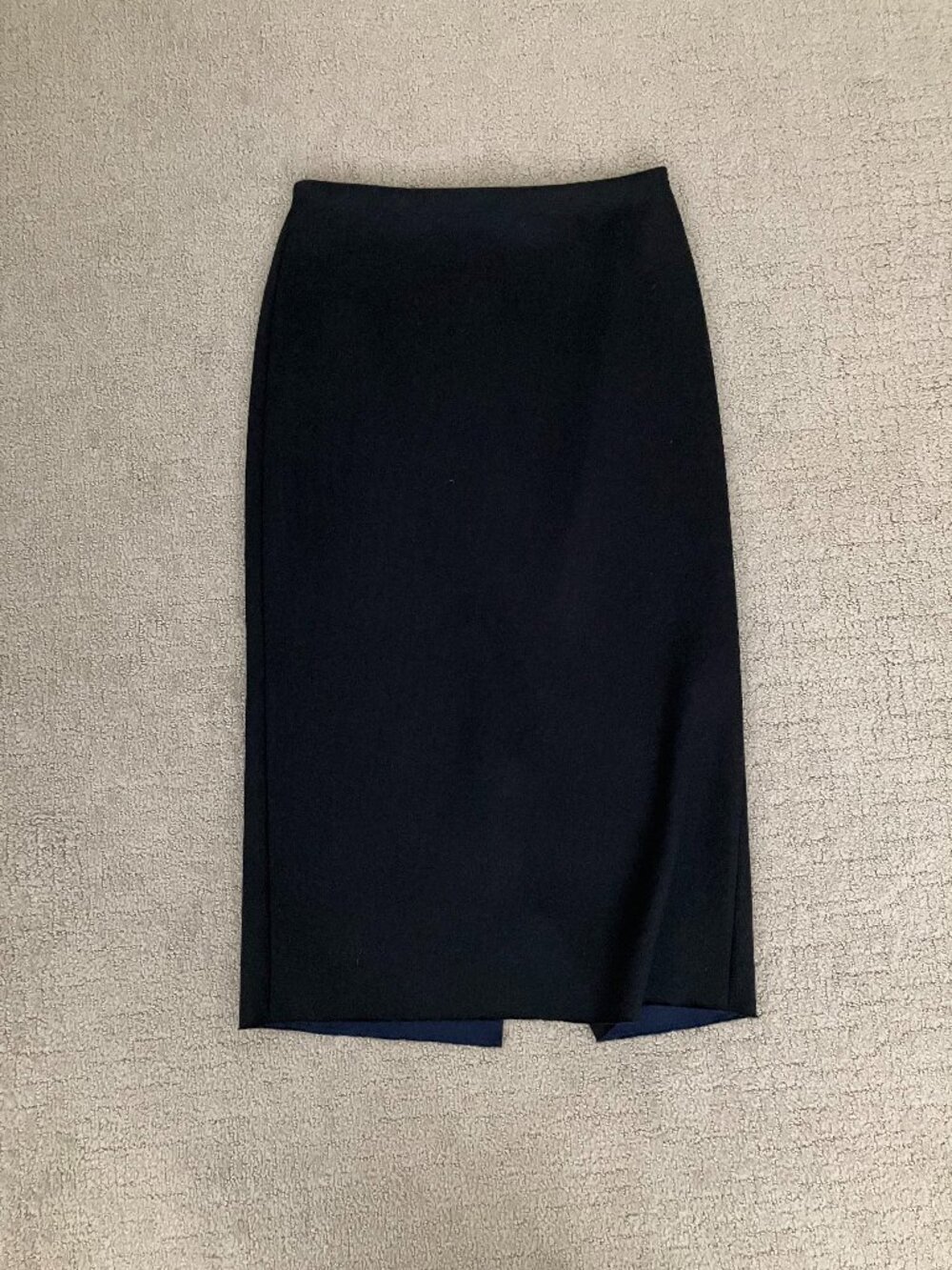The Row Wool Knit Pencil Midi Skirt